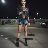 Sexy Women Silver One Size Bracelet Metal Hand Chain Ring Skeleton Bones Skull Biker Accessory